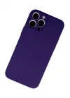 Mey İthalat®  iPhone 13 Pro Kılıf Nano içi Kadife Silikon - Mor