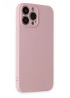 Mey İthalat®   iPhone 13 Pro Kılıf Nano içi Kadife Silikon - Pembe