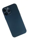 Mey İthalat®  iPhone 13 Pro Kılıf PP Ultra İnce Kapak - Mavi