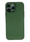 Mey İthalat®  iPhone 13 Pro Kılıf PP Ultra İnce Kapak - Yeşil