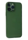 Mey İthalat®  iPhone 13 Pro Kılıf PP Ultra İnce Kapak - Yeşil