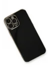 Mey İthalat®   iPhone 13 Pro Kılıf Volet Silikon - Siyah