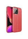 Mey İthalat®   iPhone 13 Pro Max Kılıf Auto Focus Kapak - Kırmızı