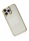 Mey İthalat®  iPhone 13 Pro Max Kılıf Element Silikon - Gold