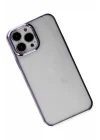 Mey İthalat®  iPhone 13 Pro Max Kılıf Element Silikon - Mor