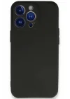 Mey İthalat®  iPhone 13 Pro Max Kılıf First Silikon - Siyah