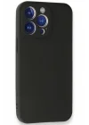Mey İthalat®  iPhone 13 Pro Max Kılıf First Silikon - Siyah
