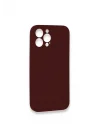 Mey İthalat®   iPhone 13 Pro Max Kılıf Lansman Legant Silikon - Bordo
