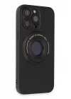 Mey İthalat®  iPhone 13 Pro Max Kılıf Lukka Magneticsafe Kapak - Siyah