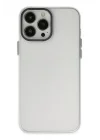 Mey İthalat®   iPhone 13 Pro Max Kılıf Modos Metal Kapak - Şeffaf