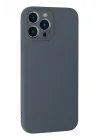 Mey İthalat®  iPhone 13 Pro Max Kılıf Nano içi Kadife Silikon - Gri
