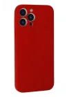 Mey İthalat®  iPhone 13 Pro Max Kılıf Nano içi Kadife Silikon - Kırmızı