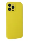 Mey İthalat®  iPhone 13 Pro Max Kılıf Nano içi Kadife Silikon - Sarı