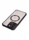 Mey İthalat®  iPhone 13 Pro Max Kılıf Prag Magneticsafe Kapak - Siyah