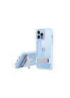 Mey İthalat®   iPhone 13 Pro Max Kılıf Rolet Stand Kapak - Sierra Blue