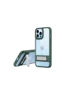 Mey İthalat®   iPhone 13 Pro Max Kılıf Rolet Stand Kapak - Yeşil