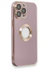 Mey İthalat®   iPhone 13 Pro Max Kılıf Store Silikon - Mor