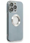 Mey İthalat®   iPhone 13 Pro Max Kılıf Store Silikon - Sierra Blue