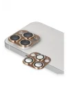 Mey İthalat®  iPhone 13 Pro Max Pers Alüminyum Kamera Lens - Gold