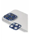 Mey İthalat®  iPhone 13 Pro Max Pers Alüminyum Kamera Lens - Lacivert