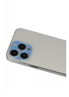 Mey İthalat®  iPhone 13 Pro Max Rainbow Kamera Lens Koruma Cam - Mavi