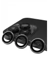 Mey İthalat®   iPhone 13 Pro Max Raze Metal Kamera Lens - Gri