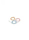 Mey İthalat®  iPhone 13 Pro Renkli Kamera Lens Koruma Cam - Pembe-Mavi