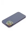 Mey İthalat®  iPhone 13 Pro Renkli Kamera Lens Koruma Cam - Sarı-Turuncu