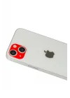 Mey İthalat®  iPhone 13 Rainbow Kamera Lens Koruma Cam - Kırmızı