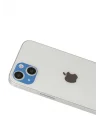 Mey İthalat®  iPhone 13 Rainbow Kamera Lens Koruma Cam - Mavi