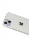 Mey İthalat®  iPhone 13 Rainbow Kamera Lens Koruma Cam - Mor
