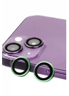 Mey İthalat®  iPhone 13 Raze Metal Kamera Lens - Yeşil
