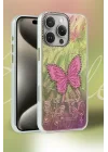 Mey İthalat®  iPhone 14 Kılıf Blade Aynalı Desenli Kapak - Desen 1