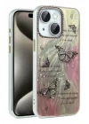 Mey İthalat®  iPhone 14 Kılıf Blade Aynalı Desenli Kapak - Desen 6