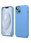 Mey İthalat®  iPhone 14 Kılıf First Silikon - Mavi