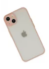 Mey İthalat®  iPhone 14 Kılıf Montreal Silikon Kapak - Pembe