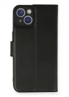 Mey İthalat®  iPhone 14 Kılıf Trend S Plus Kapaklı Kılıf - Siyah