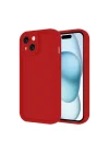 Mey İthalat®   iPhone 14 Kılıf Viera Silikon - Kırmızı