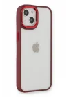 Mey İthalat®  iPhone 14 Plus Kılıf Dora Kapak - Kırmızı
