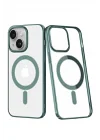 Mey İthalat®  iPhone 14 Plus Kılıf Element Magneticsafe Sert Kapak - Köknar Yeşili
