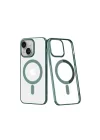Mey İthalat®  iPhone 14 Plus Kılıf Element Magneticsafe Sert Kapak - Köknar Yeşili