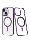 Mey İthalat®  iPhone 14 Plus Kılıf Element Magneticsafe Sert Kapak - Mor