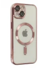 Mey İthalat®  iPhone 14 Plus Kılıf Kross Magneticsafe Kapak - Rose