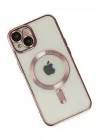 Mey İthalat®  iPhone 14 Plus Kılıf Kross Magneticsafe Kapak - Rose