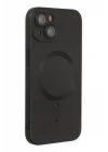 Mey İthalat®  iPhone 14 Plus Kılıf Moshi Lens Magneticsafe Silikon - Siyah