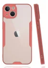 Mey İthalat®  iPhone 14 Plus Kılıf Platin Silikon - Pembe