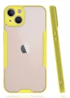 Mey İthalat®  iPhone 14 Plus Kılıf Platin Silikon - Sarı