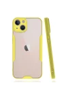Mey İthalat®  iPhone 14 Plus Kılıf Platin Silikon - Sarı