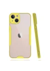 Mey İthalat®  iPhone 14 Plus Kılıf Platin Silikon - Sarı