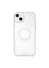 Mey İthalat®   iPhone 14 Plus Kılıf Santa Lens Silikon - Şeffaf